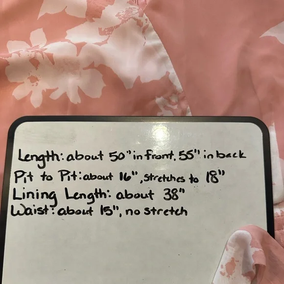 Lane Bryant Pink Floral Dress Size 16 NWT - Picture 9 of 15